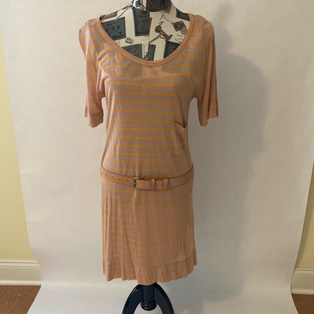 A.L.C. Dress with full liner & leather belt - M